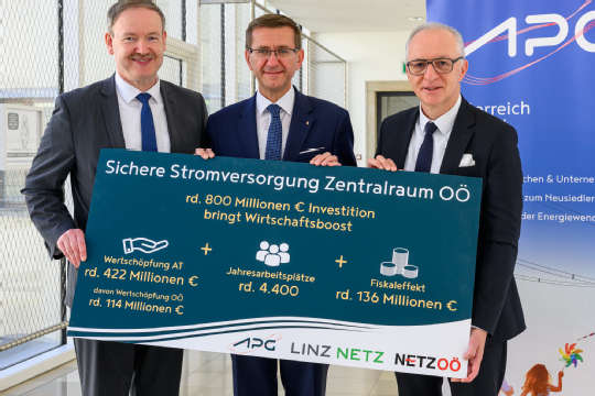 v.l.n.r. Christian Helmenstein, Markus Achleitner, Gerhard Christiner